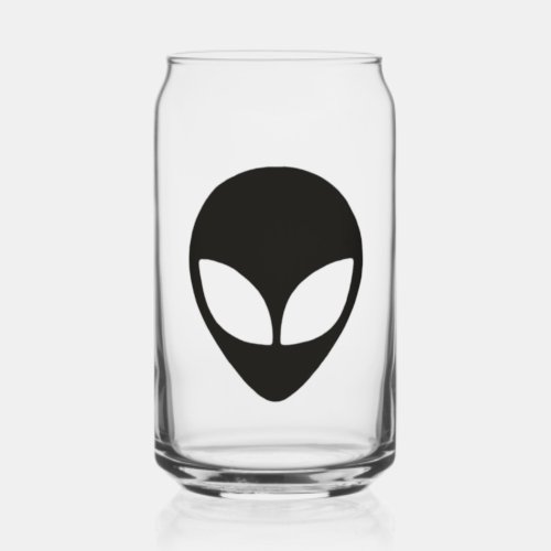 Alien Head Can Glass