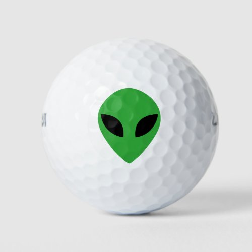Alien Head Golf Balls