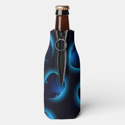 Alien head in space bottle cooler