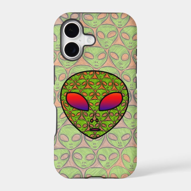 ALIEN HEAD IPHONE CASE (Back)