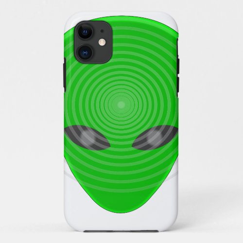 Alien Head Mind Control iPhone 11 Case