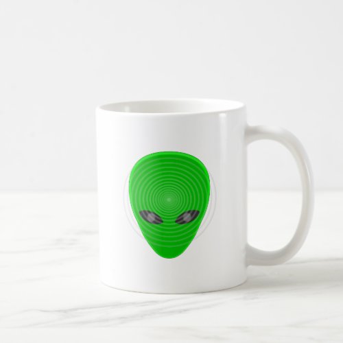 Alien Head Mind Control Coffee Mug