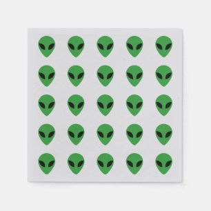 Alien Head Napkins