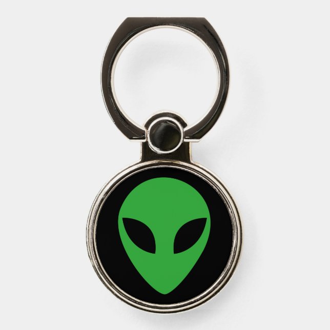 Alien Head Phone Ring Stand (Front)