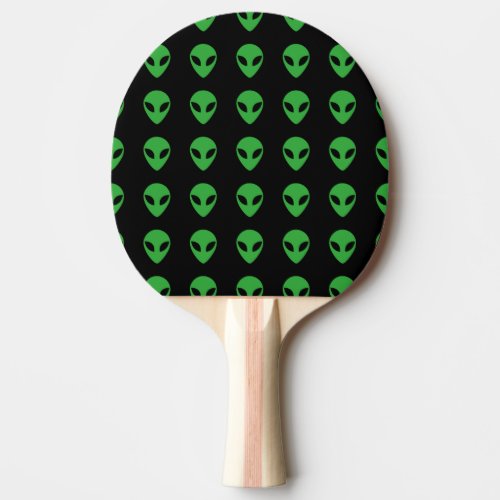 Alien Head Ping Pong Paddle