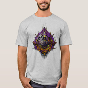 Alien Head - purple T-Shirt
