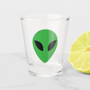 Alien Head Shot Glass