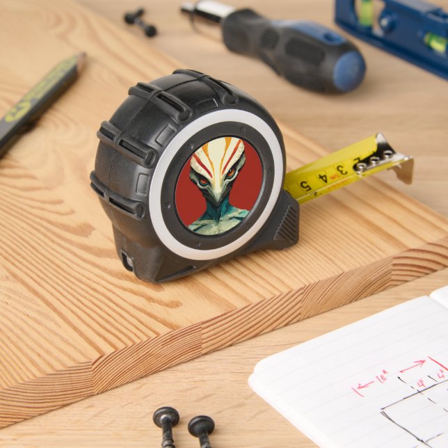Alien Head Tape Measure (Woodwork)