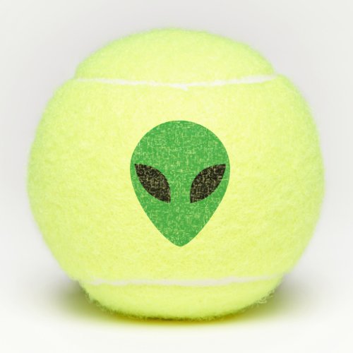 Alien Head Tennis Balls