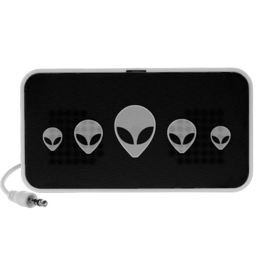 Alien Heads Doodle Speaker (Front)