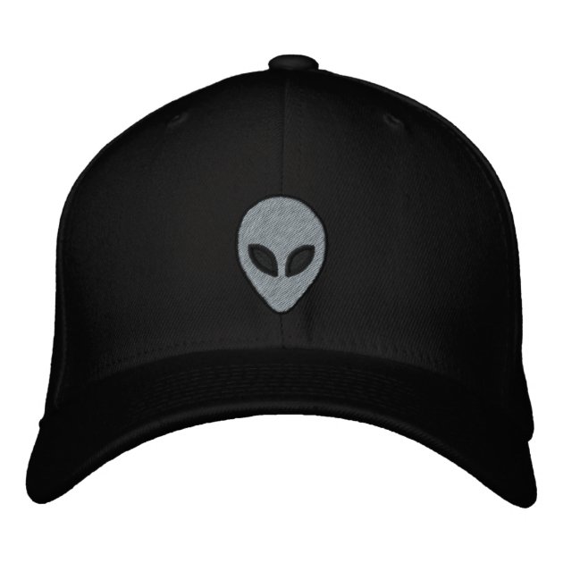 Alien heads Embroidered hat (front and 