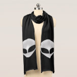 Alien Heads Scarf<br><div class="desc">Cool and creepy aliens</div>