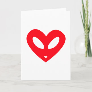 Alien Heart Holiday Card