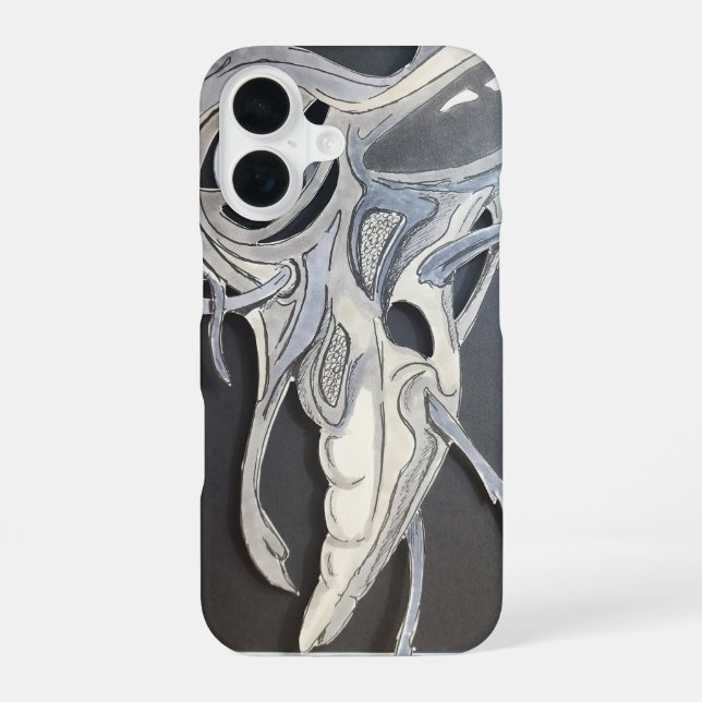 alien heart iphone case (Back)