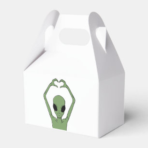 Alien Heart Pose Favor Boxes