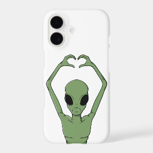 Alien Heart Pose iPhone 17 Case