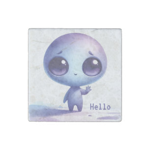 Alien – Hello Stone Magnet