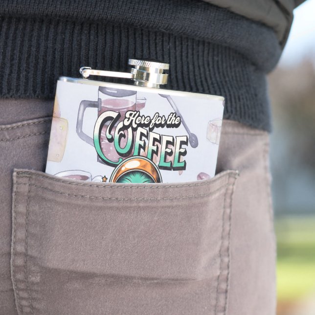 Alien Here for the Coffee Flask (In Situ)