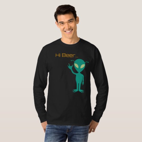 Alien Hi Beer T_Shirt
