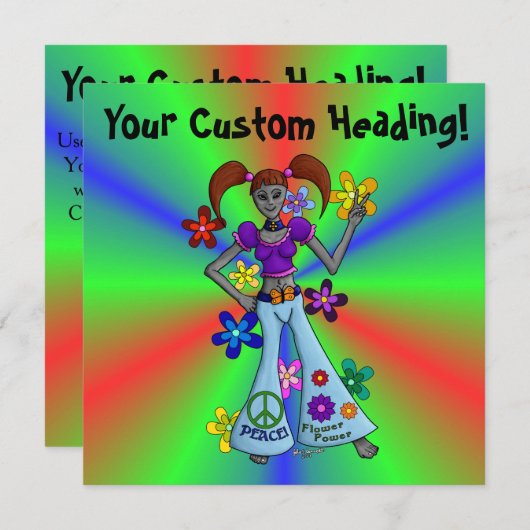 Alien Hippy Square (Front/Back)