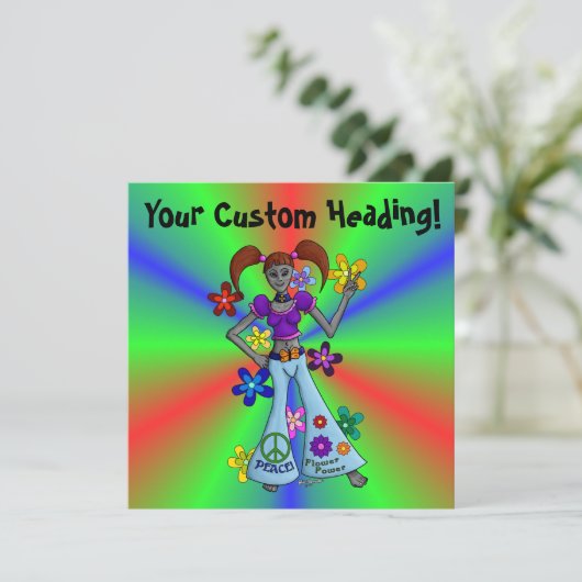 Alien Hippy Square (Standing Front)