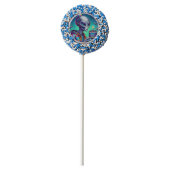 Alien holding Birthday Cake Chocolate Covered Oreo Pop (Front)