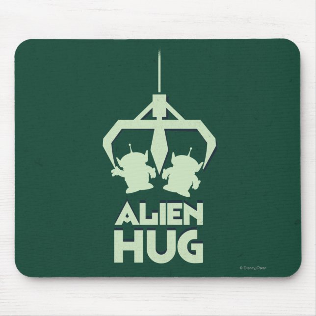 Alien Hug Mouse Pad (Front)