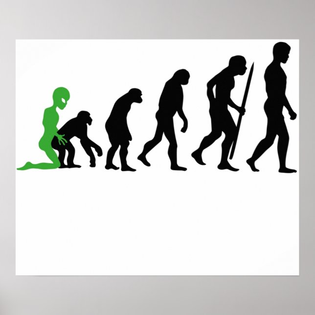 Alien  Human Evolution Poster (Front)