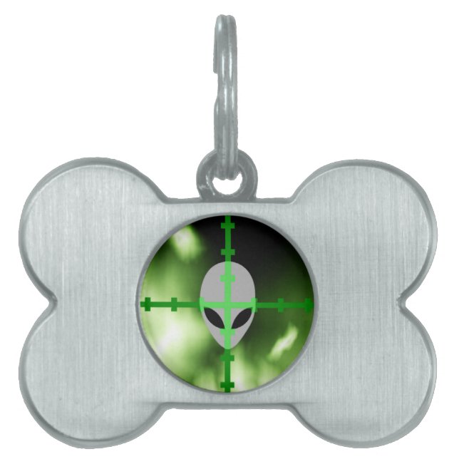 Alien Hunter Pet Name Tag (Front)