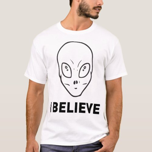 Alien I Believe T_Shirt