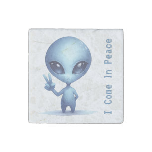 Alien – I Come In Peace   Stone Magnet