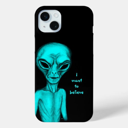 Alien  I want to believe iPhone 15 Plus Case