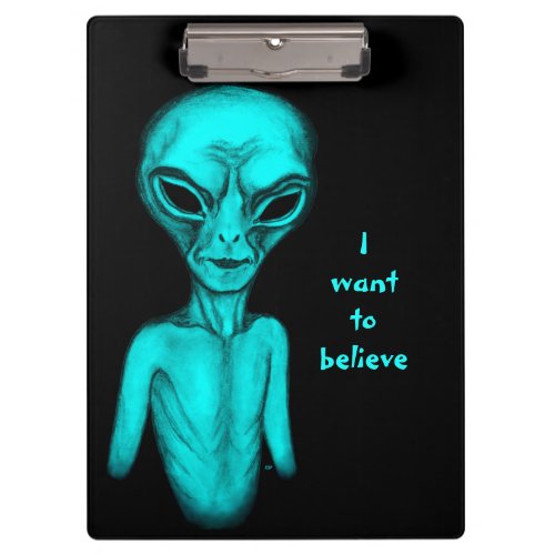Alien  I want to believe Clipboard