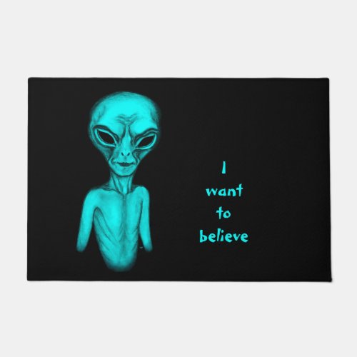 Alien  I want to believe Doormat