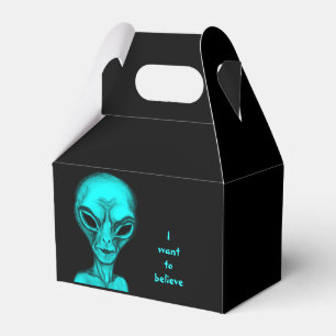 Alien , I want to believe Favor Boxes