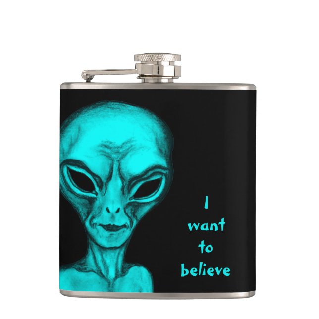 Alien , I want to believe Flask (Front)