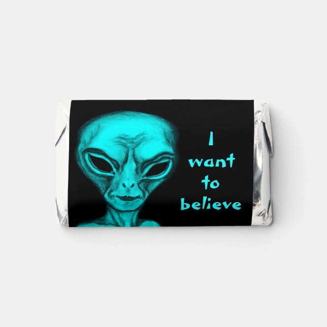Alien , I want to believe Hershey's Miniatures (Front)