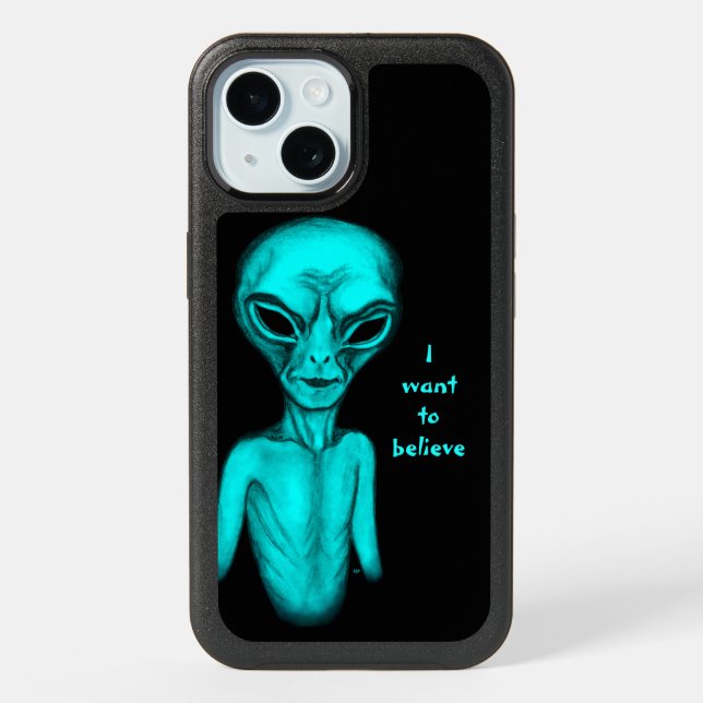 Alien , I want to believe iPhone 15 Case (Back)