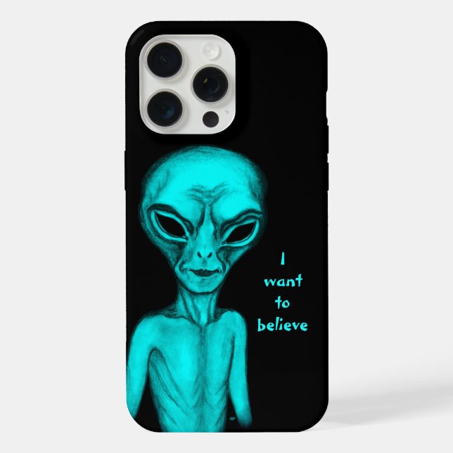 Alien , I want to believe iPhone Case (Back)