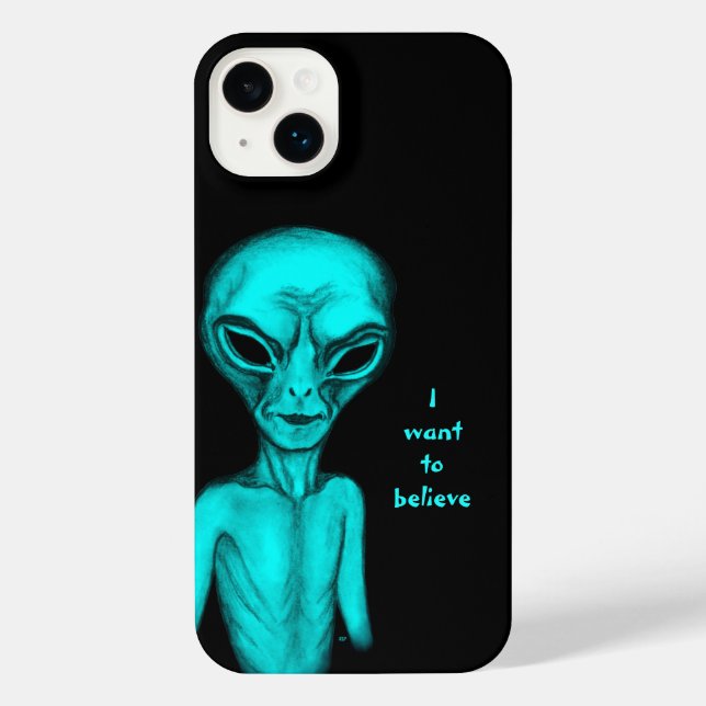 Alien , I want to believe iPhone Case (Back)