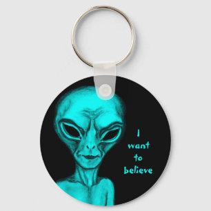 Alien , I want to believe Keychain