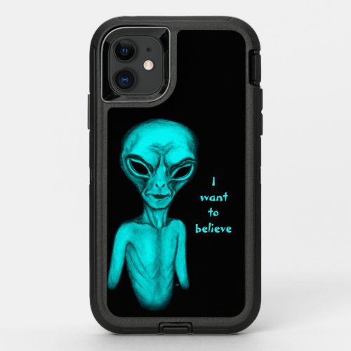 Alien  I want to believe OtterBox Defender iPhone 11 Case