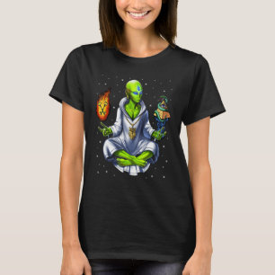 Alien Illuminati Conspiracy Theory All Seeing Eye  T-Shirt