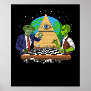 Alien Illuminati Poster