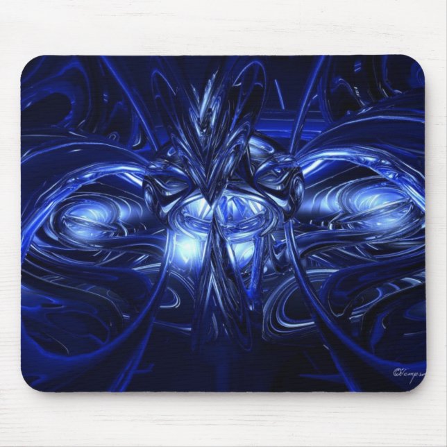 Alien in blue mouse pad (Front)