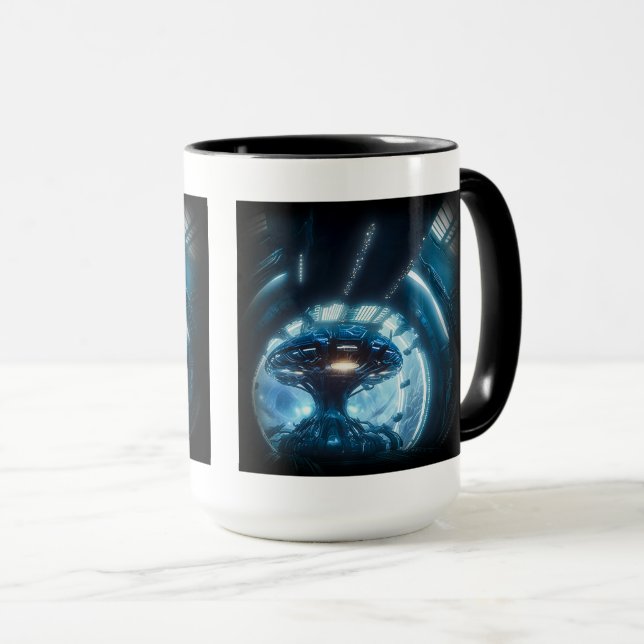 Alien in Space Combo Mug, 15 oz  Mug (Front Right)