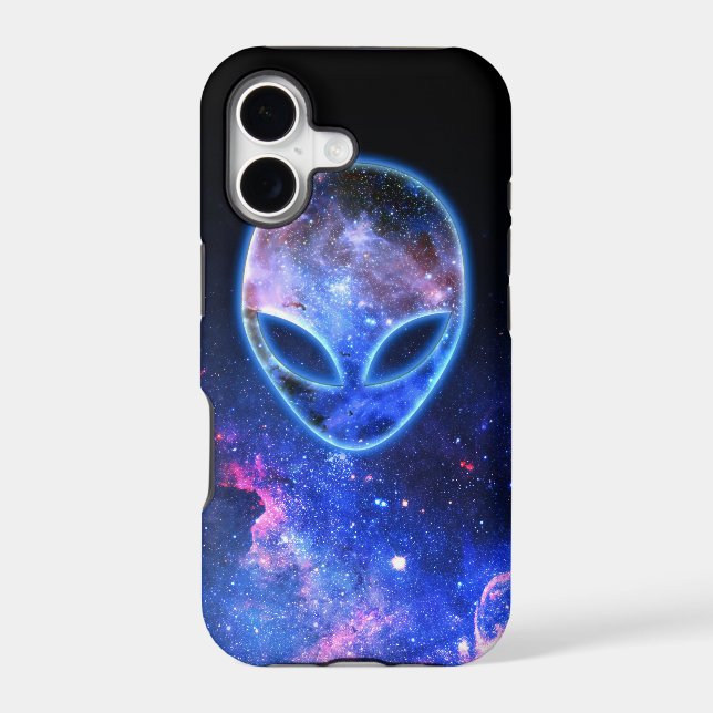 Alien in Space Iphone Case (Back)