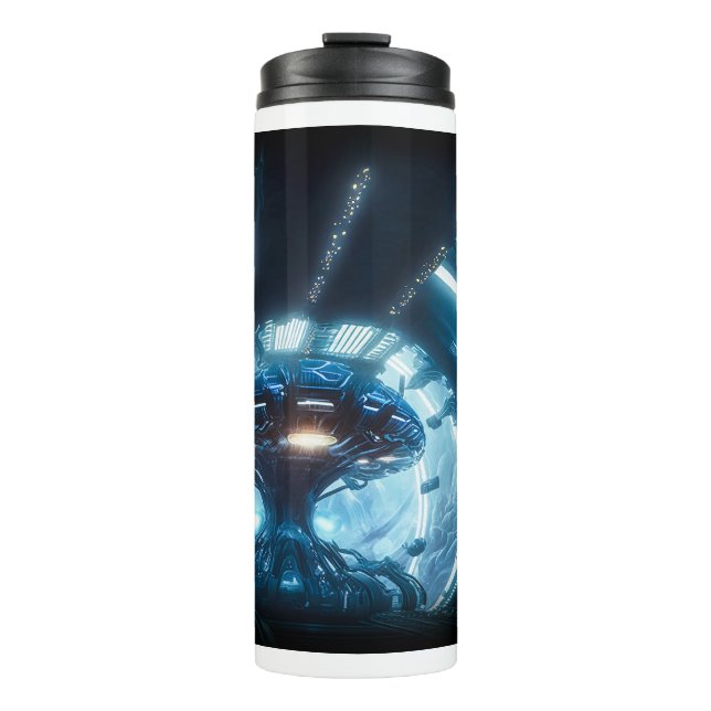 Alien in Space Thermal Tumbler  (Front)