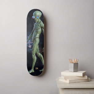 Alien In Sunglasses Dd Brand Skateboard