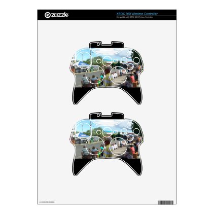 alien in the crowd xbox 360 controller skin